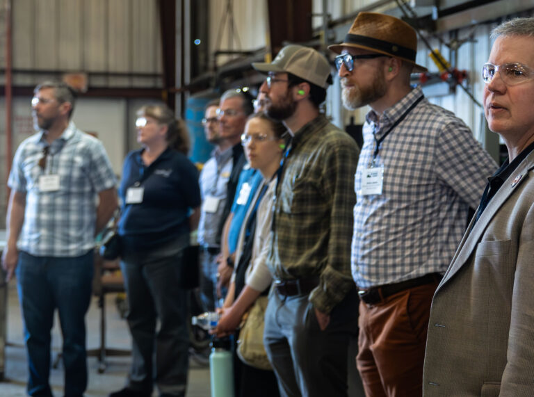 Roseburg community members gather in the Con-Vey shop space